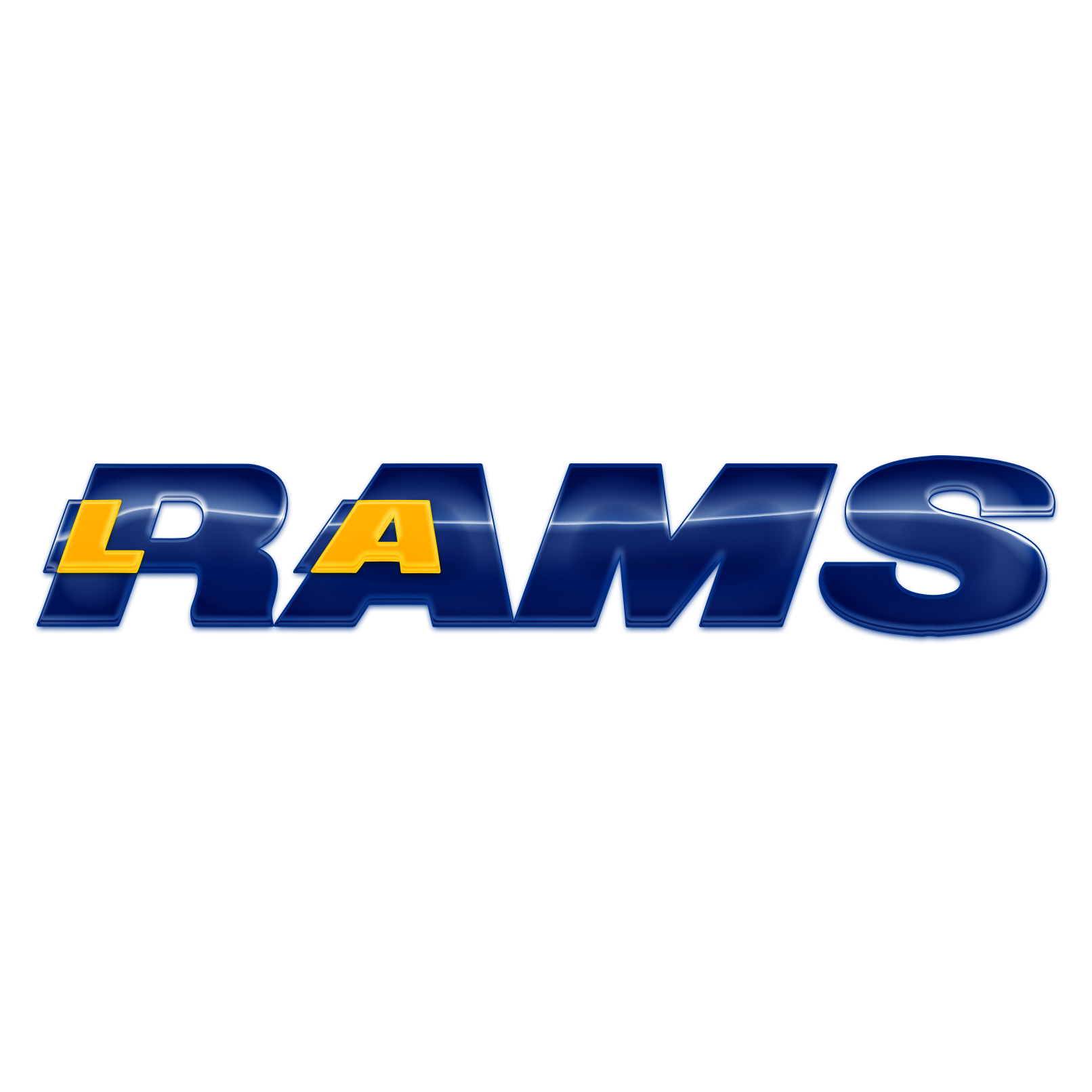 Los Angeles Rams Crystal Logo vinyl decal